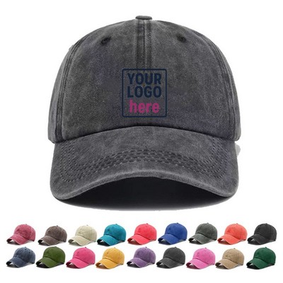Unstructured Pigment Dyed Dad Cap